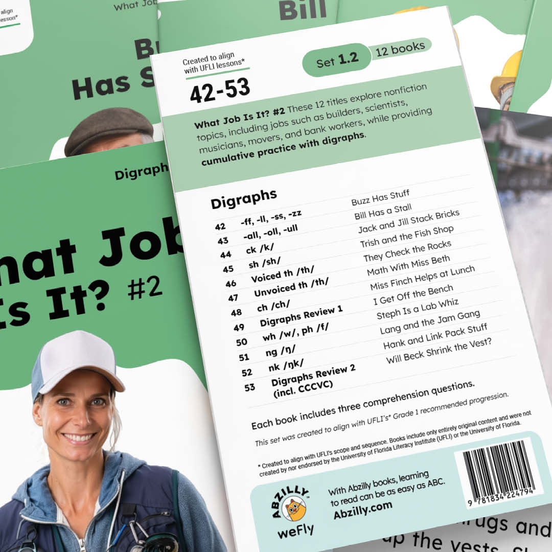 weFly Set 1.2 - Digraphs - What Job Is It? #2