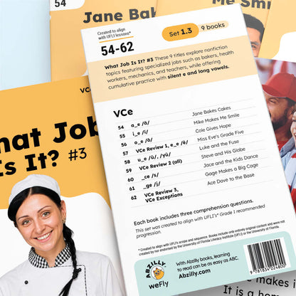 weFly Set 1.3 - VCe - What Job Is It? #3 - 9 books