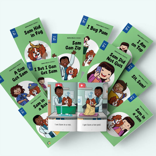 Sam & Pals 1 - Stage 1b - Build - 10 books
