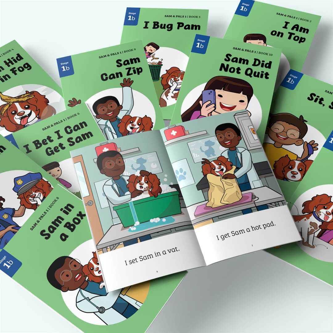 Sam & Pals 1 - Stage 1b - Build - 10 books