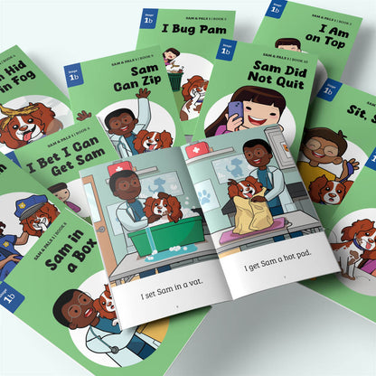 Sam & Pals 1 - Stage 1b - Build - 10 books