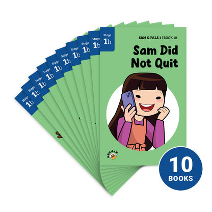 Sam & Pals 1 - Stage 1b - Build - 10 books