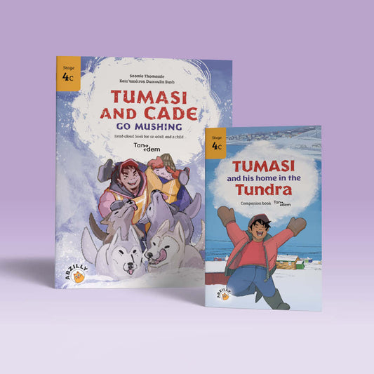 Tandem: Tumasi and Cade Go Mushing