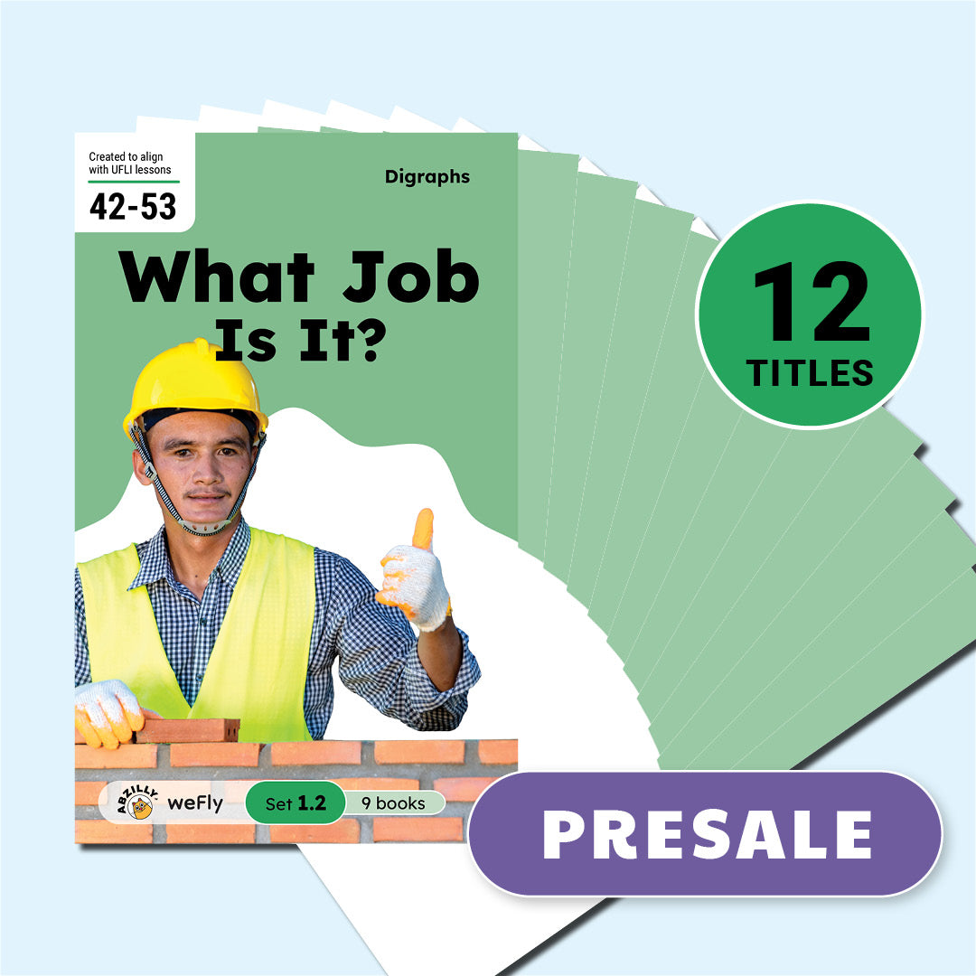 weFly Set 1.2 - Digraphs - What Job Is It? - Presale